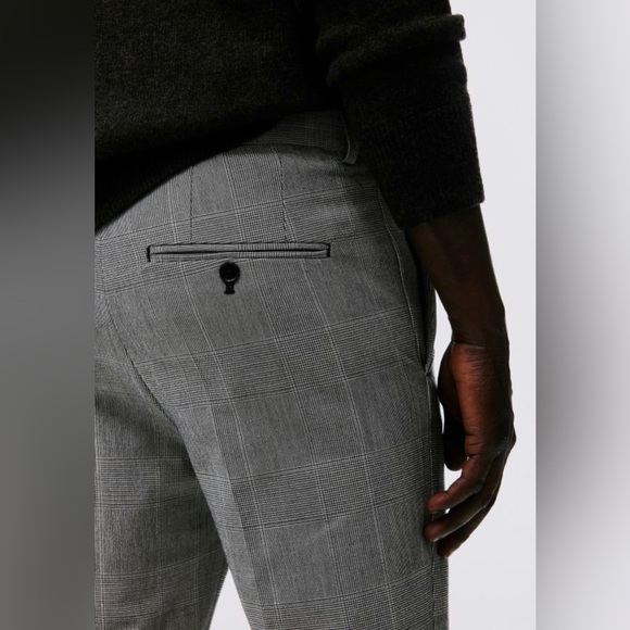 H&M Other - H & M SlimFit Pants Gray/Plaid W36